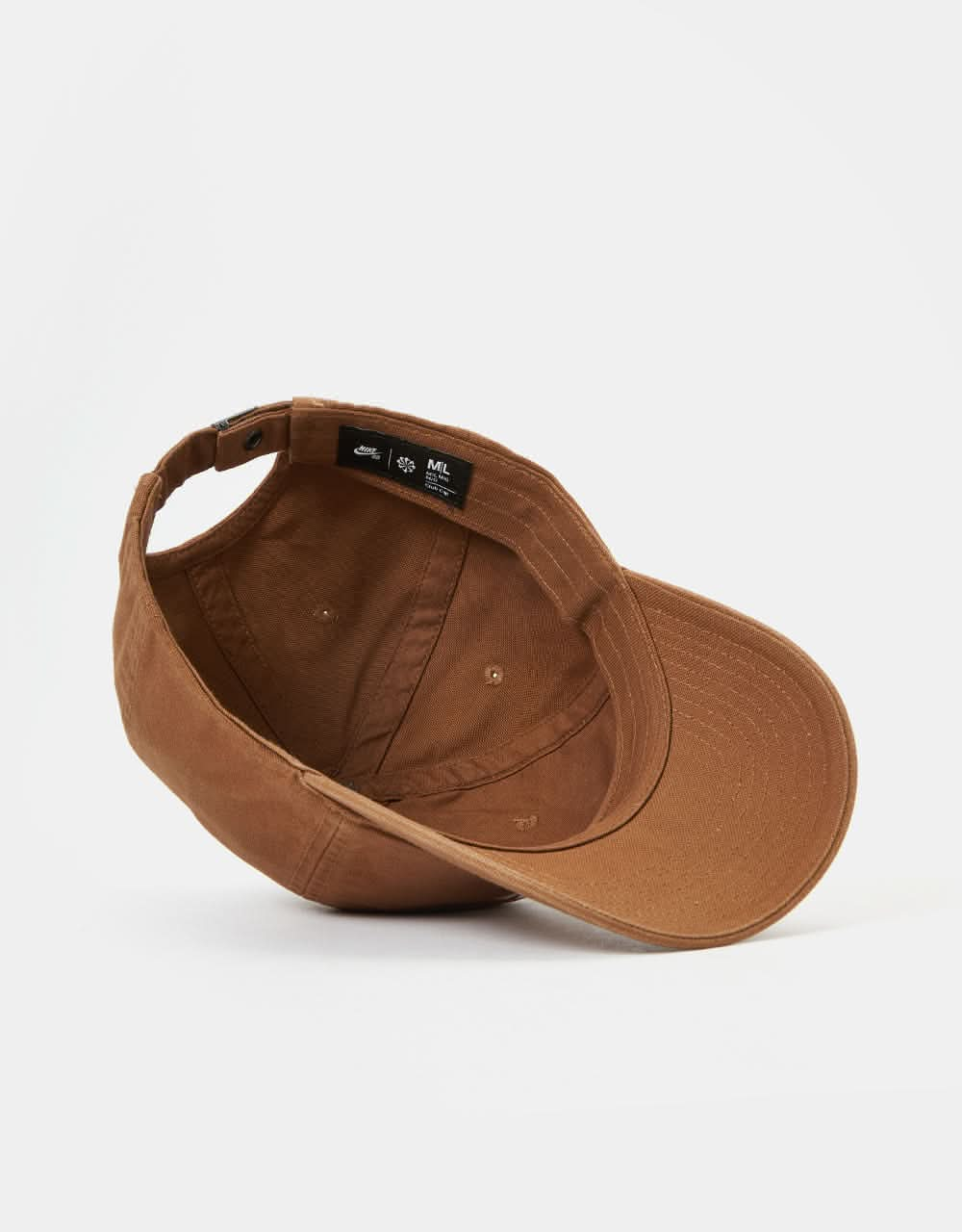 Nike SB Unstructured Flat Bill Cap - Light British Tan/White