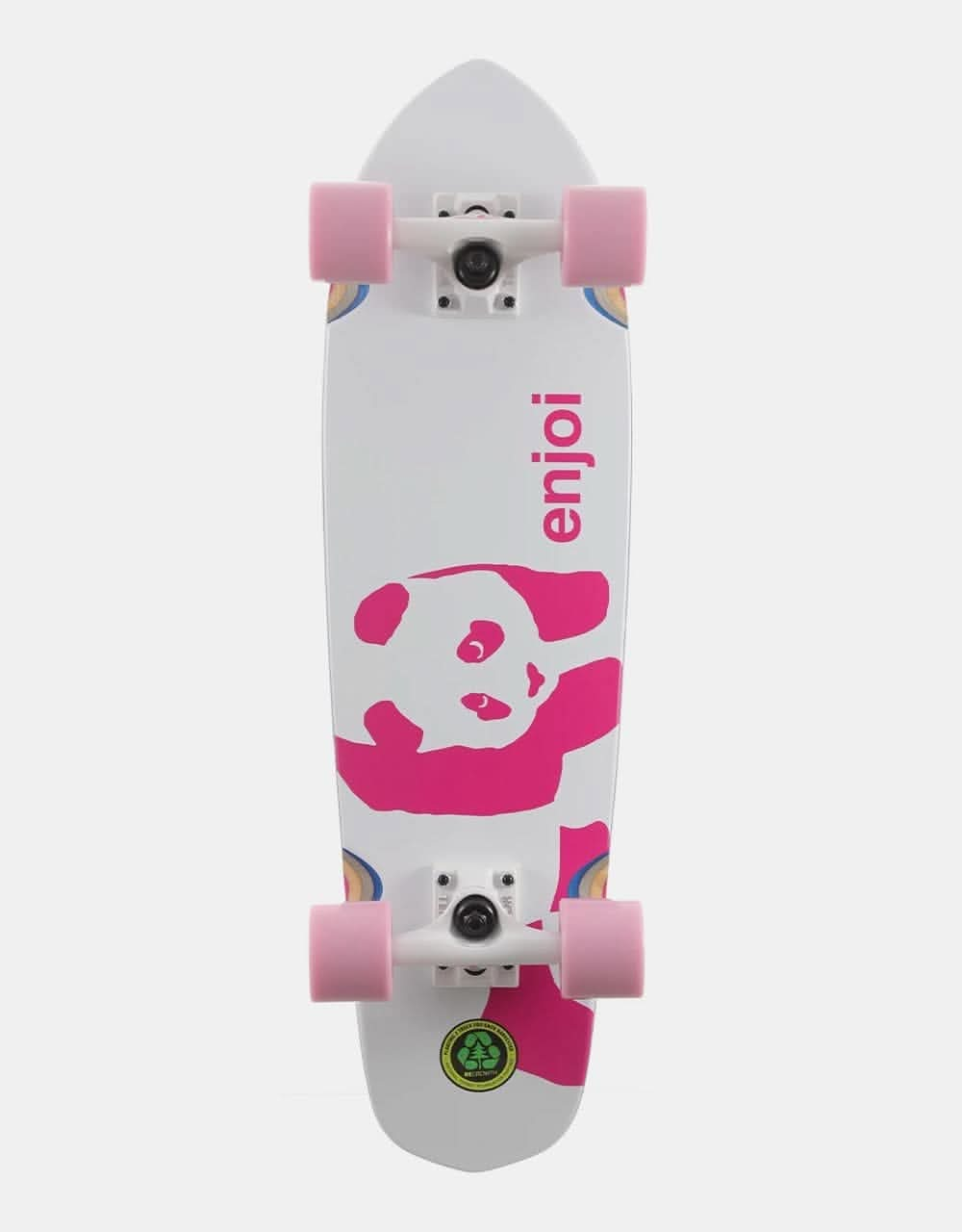 Enjoi Whitey Panda Cruiser Skateboard - 8" x 28"