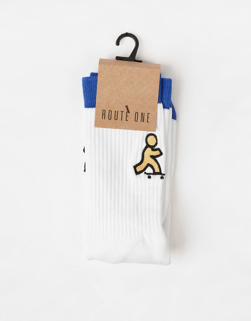 Route One Instant Crew Socks - White