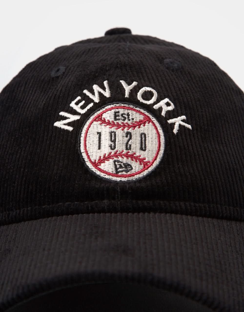 New Era Cord 9TWENTY® New York Cap - Black