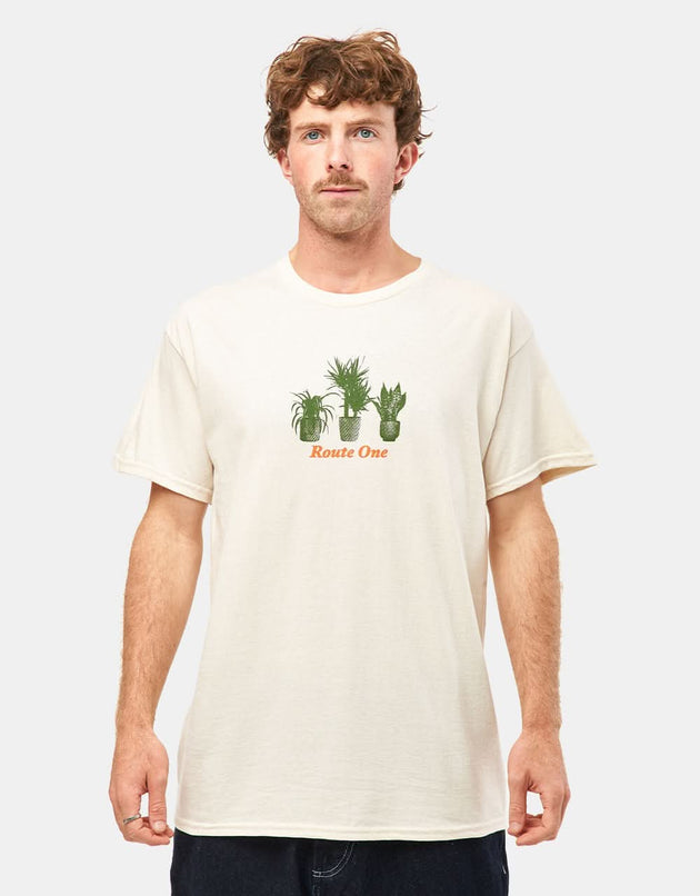 Route One Houseplants T-Shirt - Natural