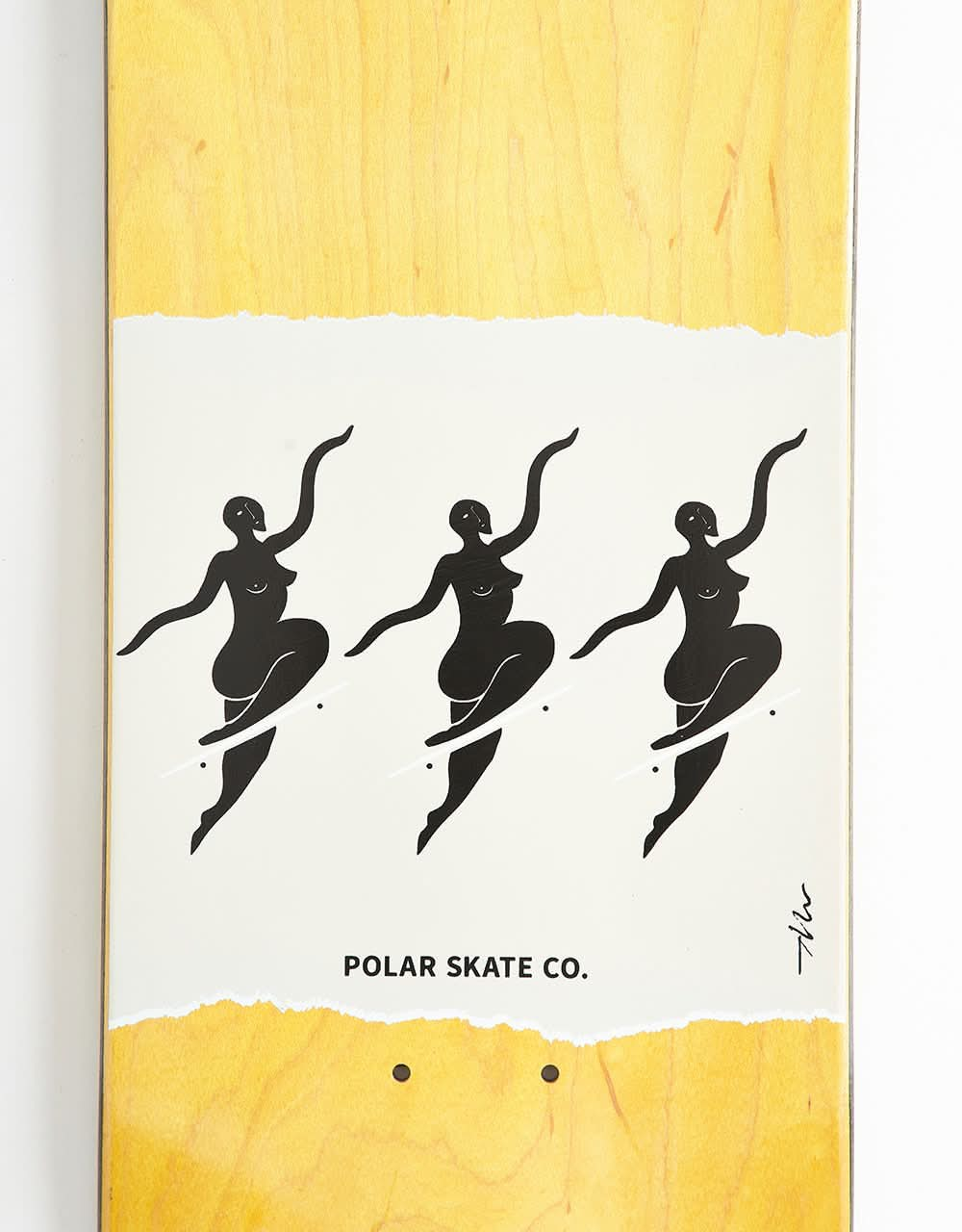 Polar No Complies Forever Skateboard Deck - Green