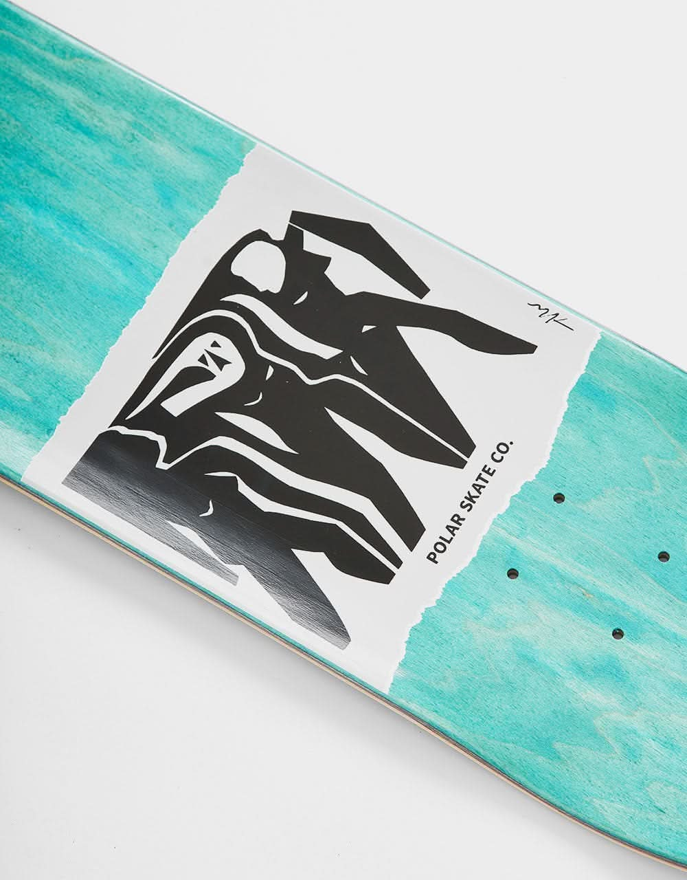 Polar Boserio Cut Out Skateboard Deck - Black