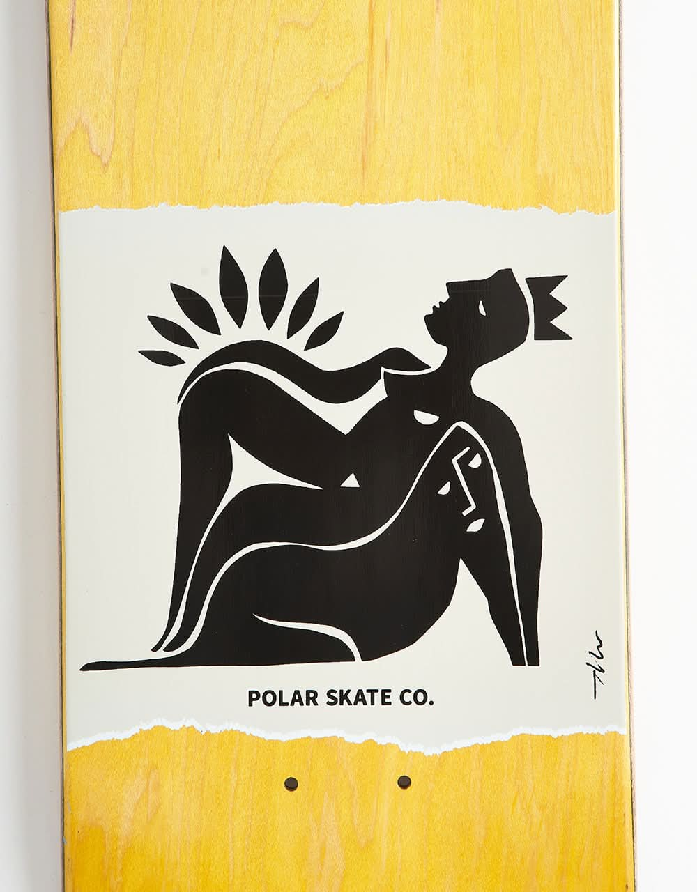 Polar Sanbongi Backside Noseblunt Skateboard Deck - Sand