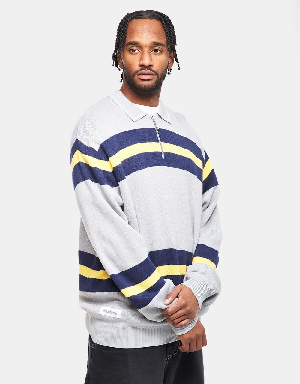 Polo knit sweater hotsell