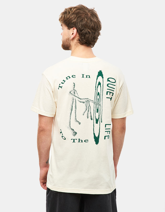 The Quiet Life x Hugo Bernier Tune In T-Shirt - Cream