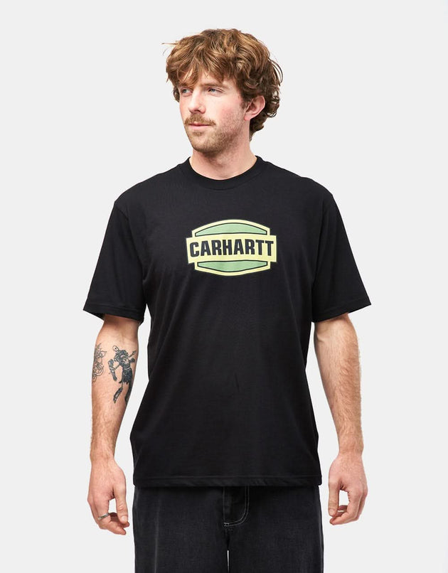 Carhartt WIP S/S Press Script T-Shirt - Black