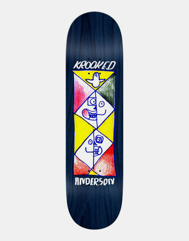 Krooked Manderson Paralel Skateboard Deck - 8.38"