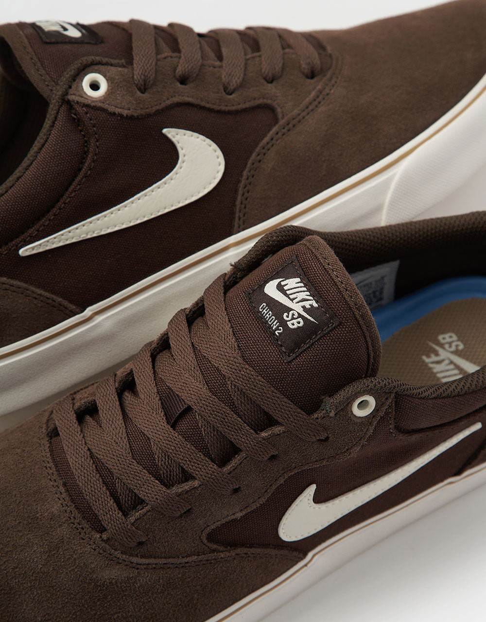 Nike SB Chron 2 Skate Shoes - Baroque Brown/Pale Ivory-Phantom