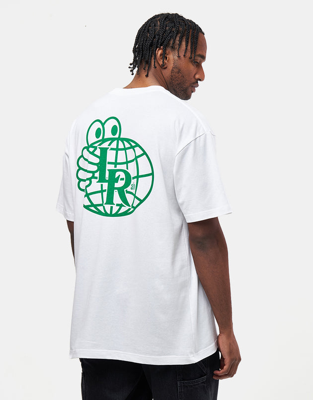 Last Resort Atlas Monogram T-Shirt - White/Kelly Green