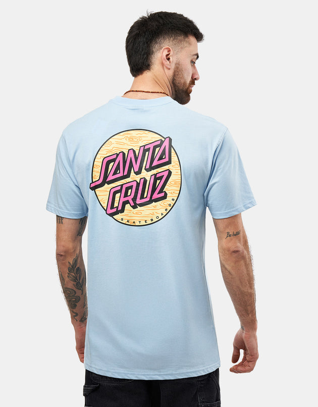 Santa Cruz Wagon Dot Chest T-Shirt - Fresh Blue