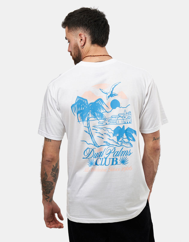 Vans Dual Palms Club T-Shirt - White