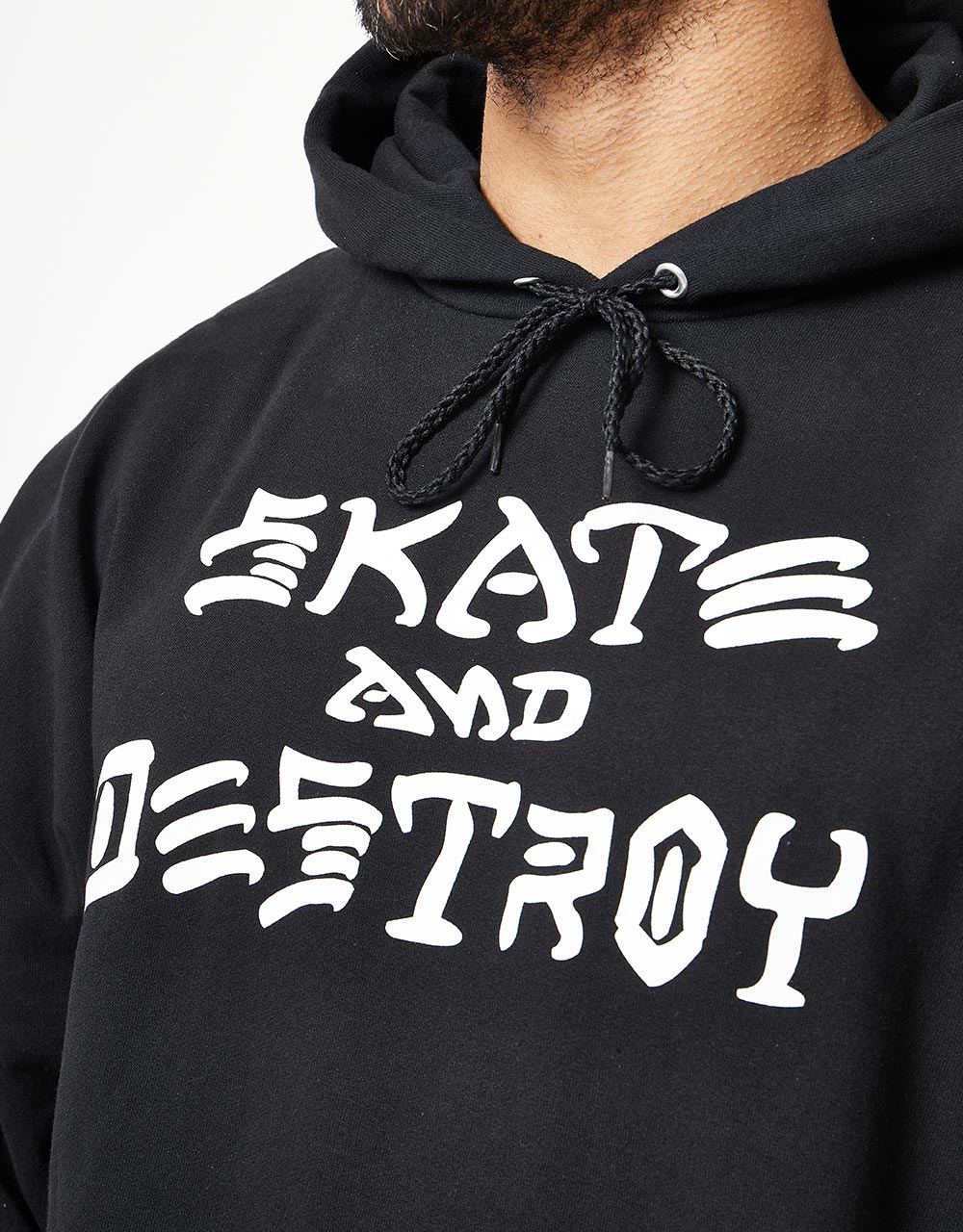 Thrasher Skate and Destroy Pullover Hoodie - Black – Route One