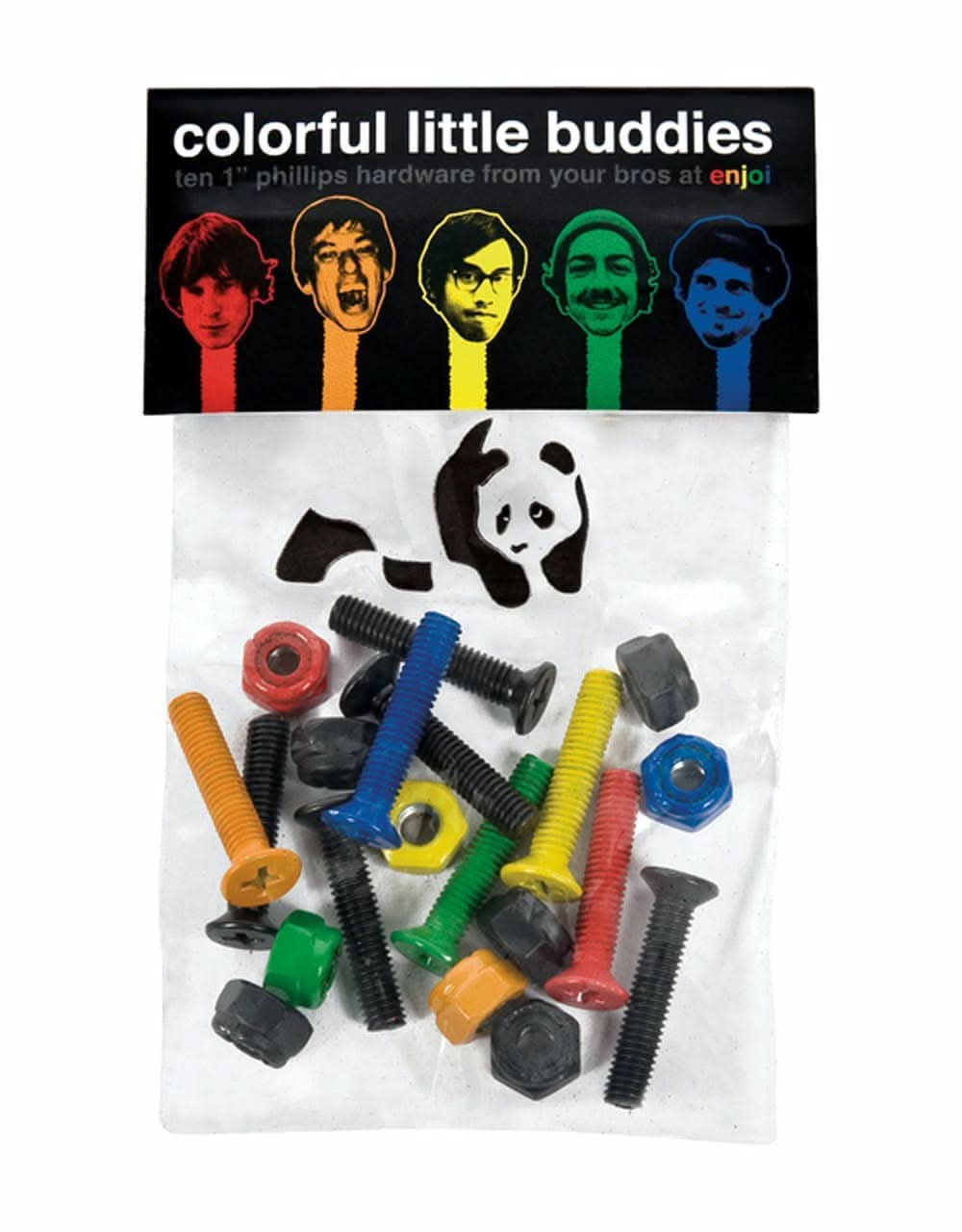 Enjoi Colourful Little Buddies 1" Phillips Bolts