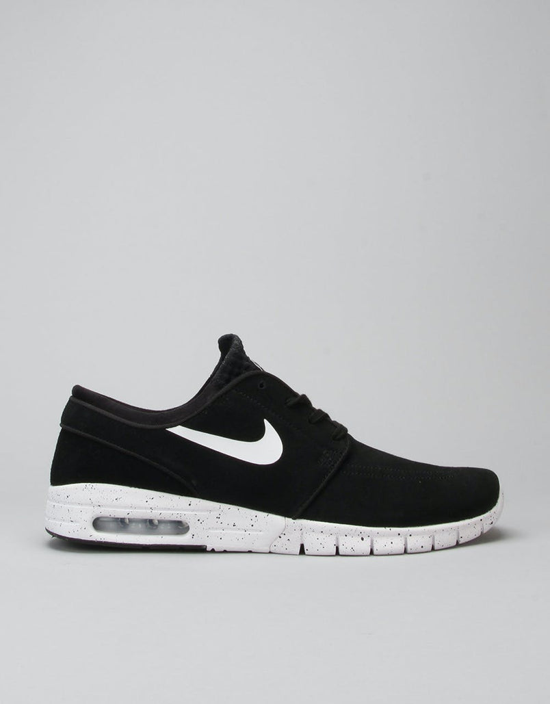 Nike SB Stefan Janoski Max Suede Shoes - Black/White – Route One