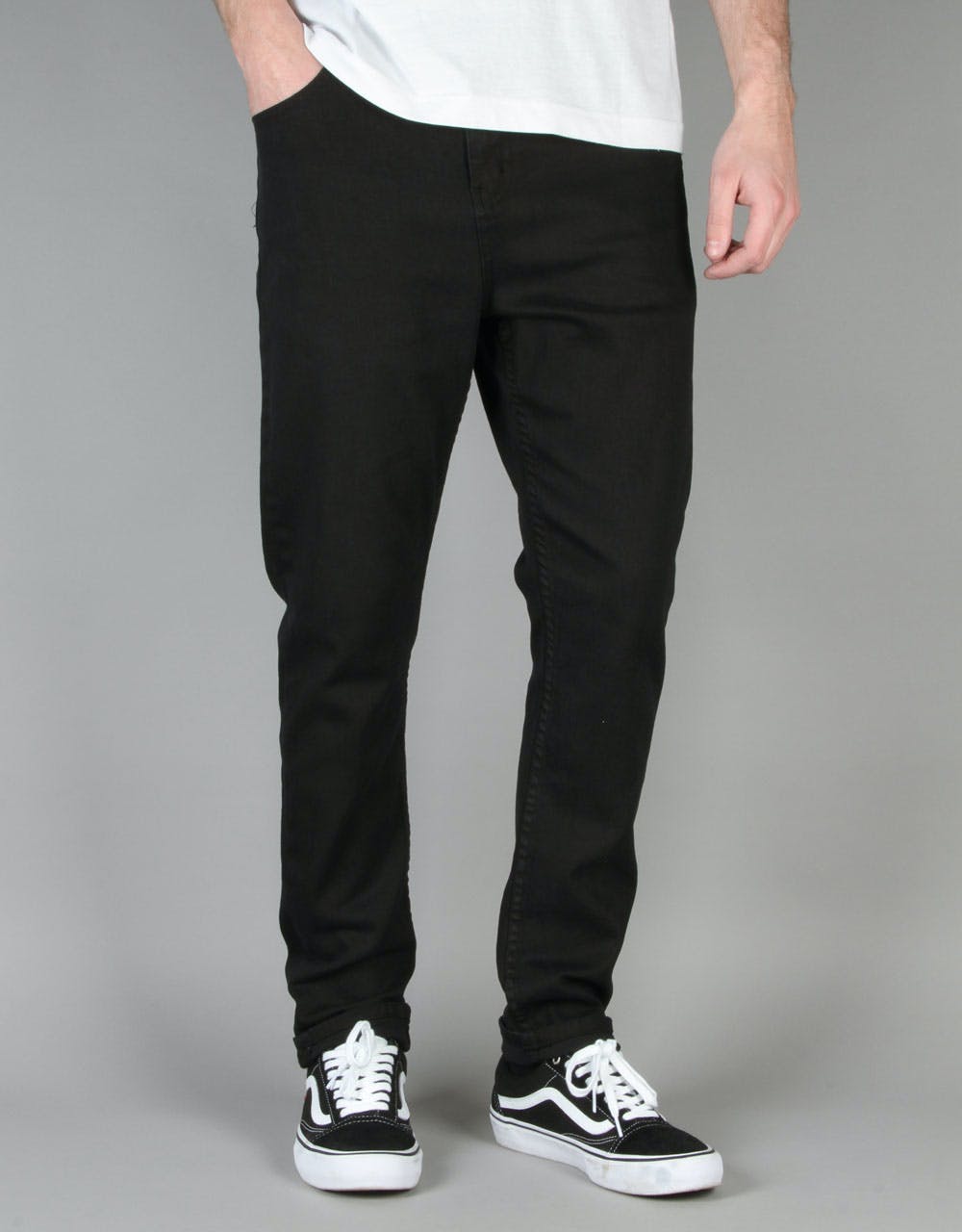 Cheap Monday Dropped Tapered Jeans - New Black – Route One