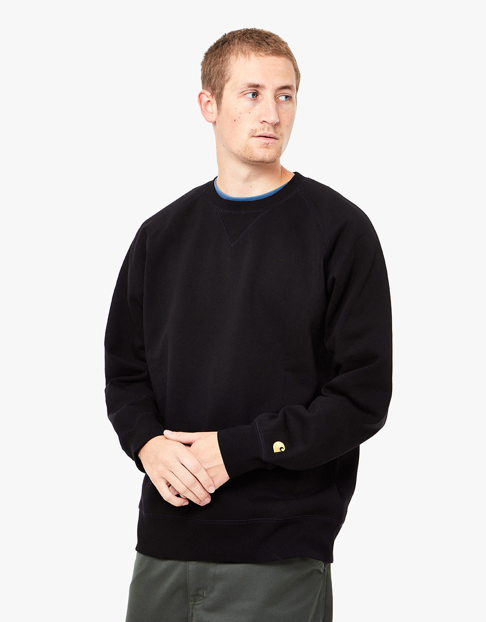 Carhartt WIP Chase Sweatshirt - Black/Gold – Route One