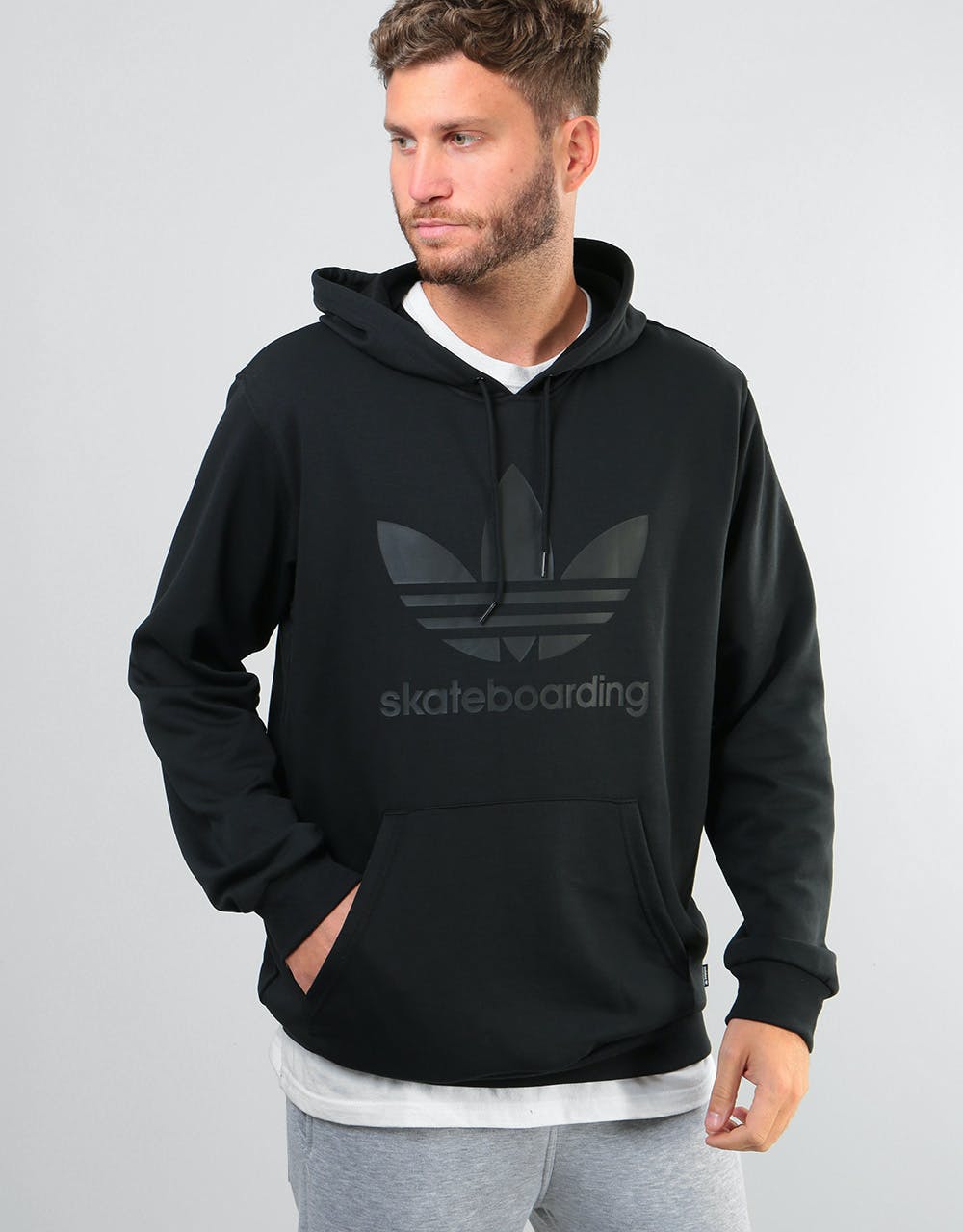 adidas Clima 3.0 Pullover Hoodie - Black/Black – Route One