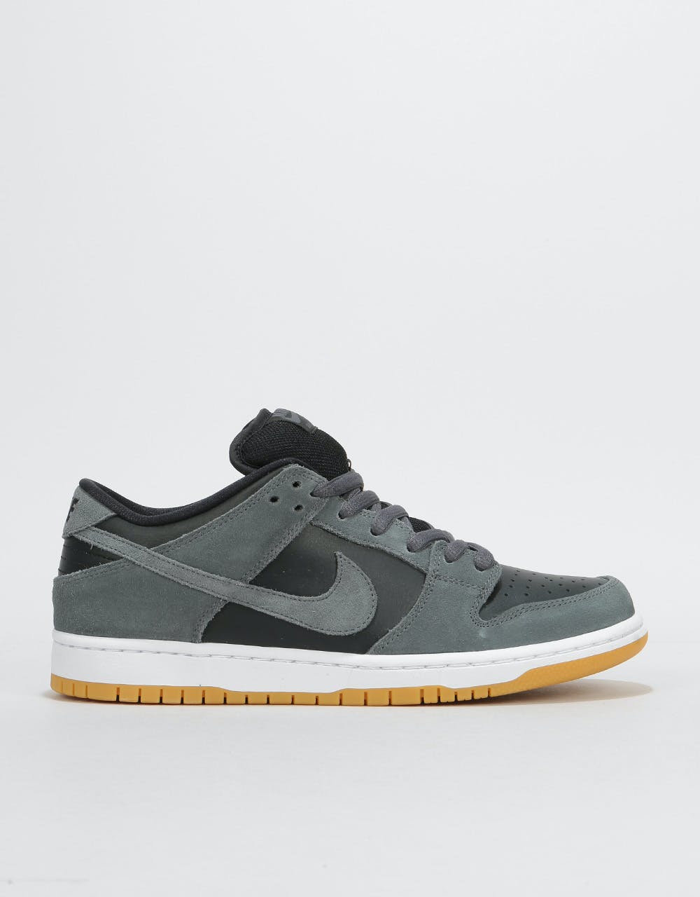 Nike SB Dunk Low Skate Shoes - Dark Grey/Dark Grey-Black-White