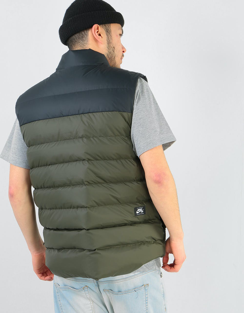 Nike SB Packable Down Vest - Black/Sequoia/Black – Route One