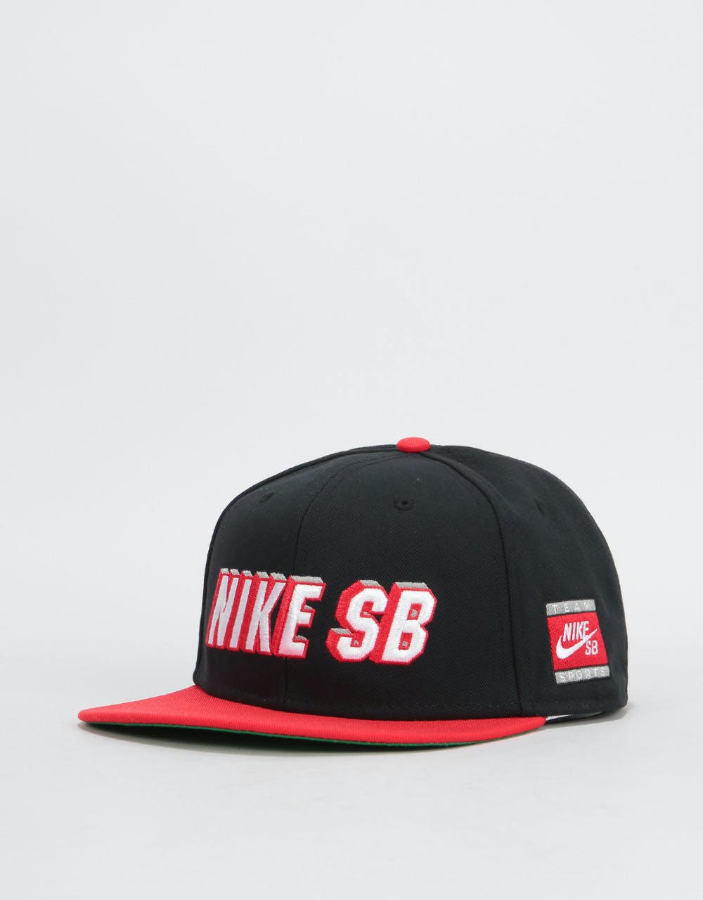Nike SB Pro Snapback Cap - Black/University Red/University Red – Route One