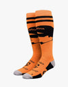 Stinky Creep & Craw Snowboard Socks - Orange/Black