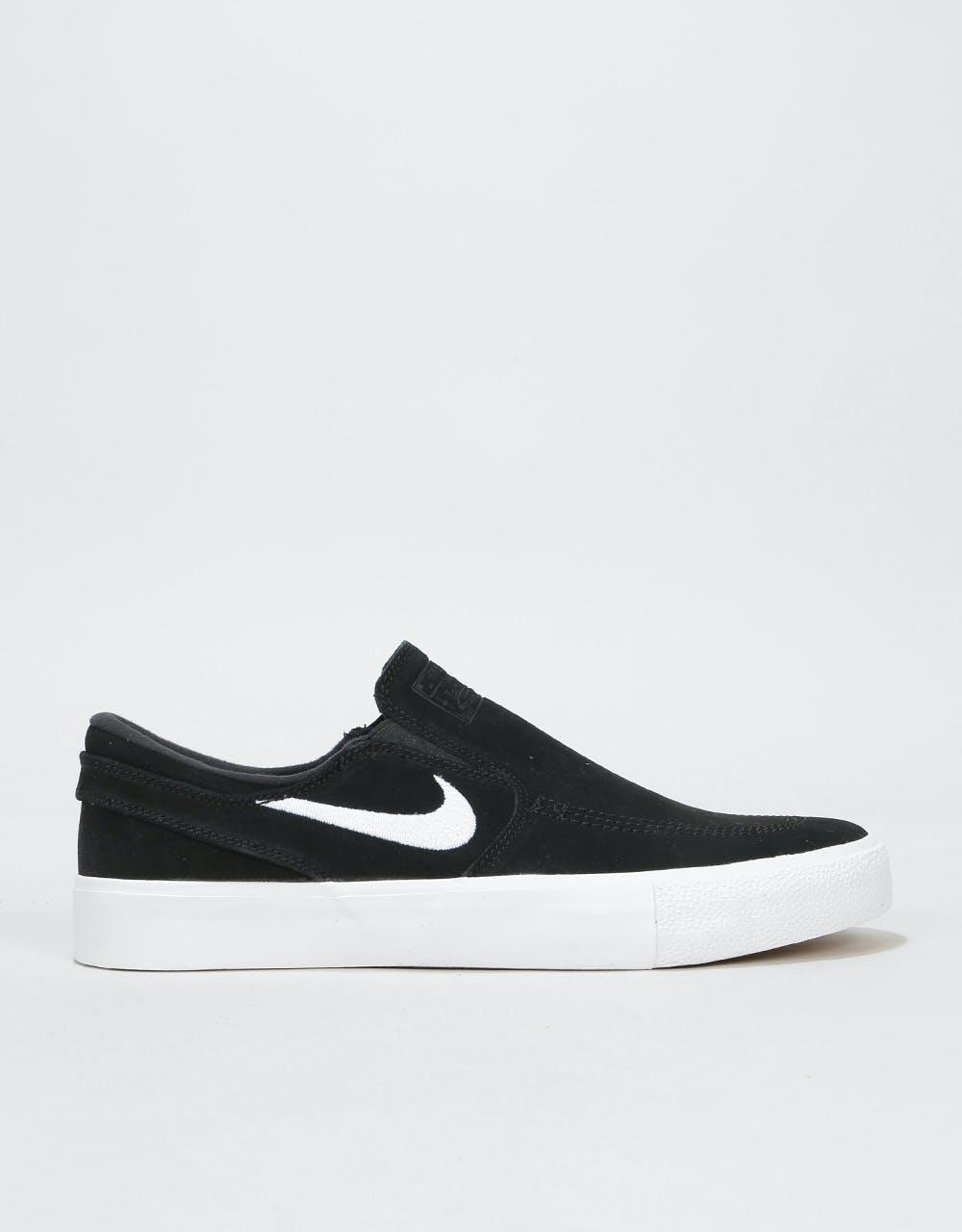 Nike SB Zoom Janoski Slip RM Skate Shoes Black White White Route One