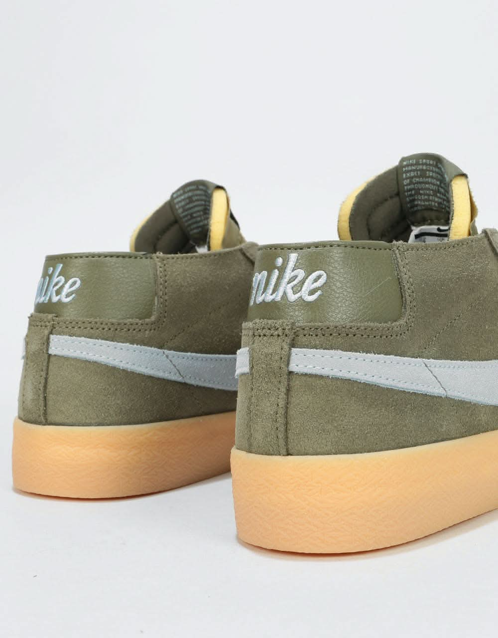 Nike sb zoom sales blazer chukka olive