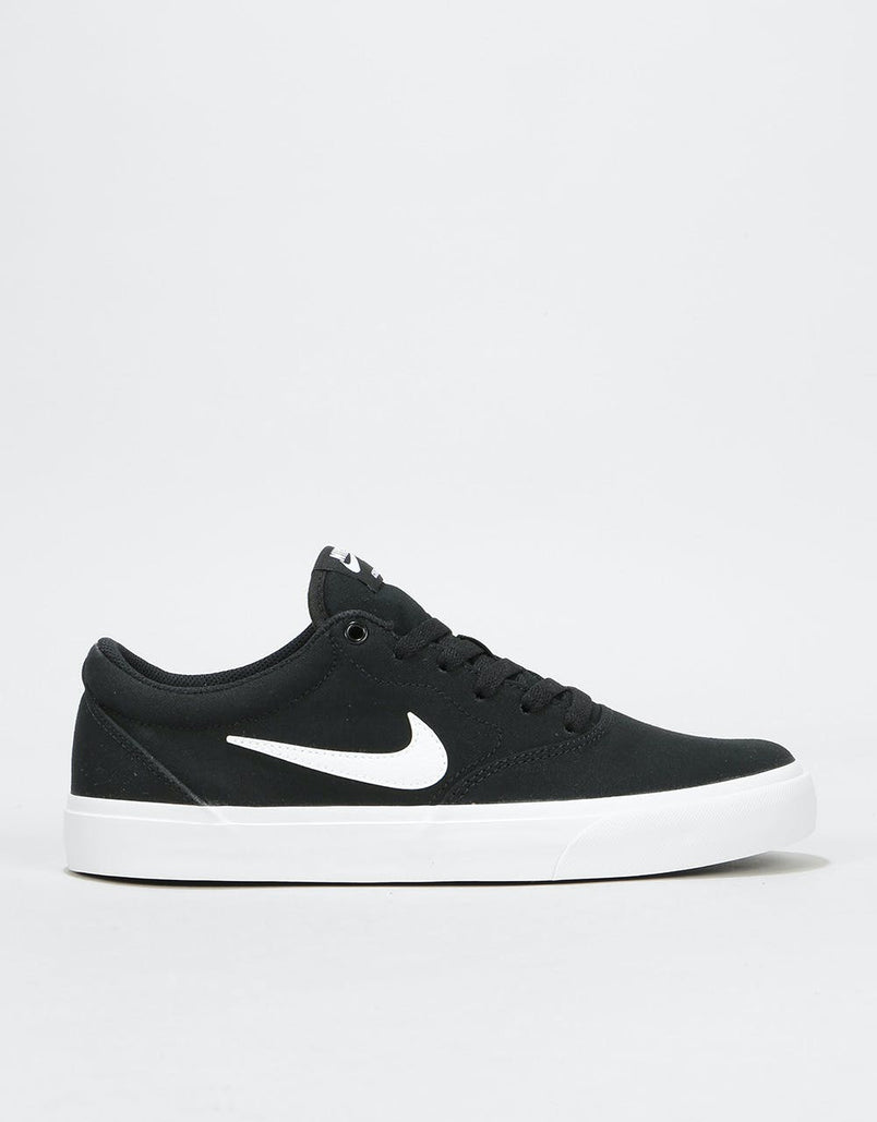 Nike SB Charge SLR Skate Shoes - Black/White – Route One