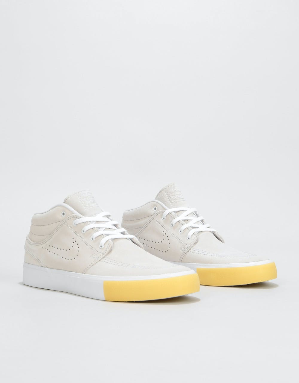 Nike SB Zoom Janoski Mid RM SE Skate Shoes - White/White-Vast Grey-Gum –  Route One