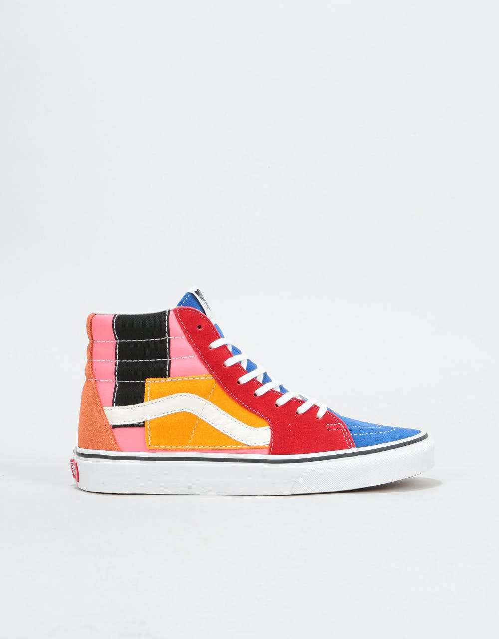 Vans Sk8-Hi Womens Trainers - (Patchwork) Multi/True White – Route One