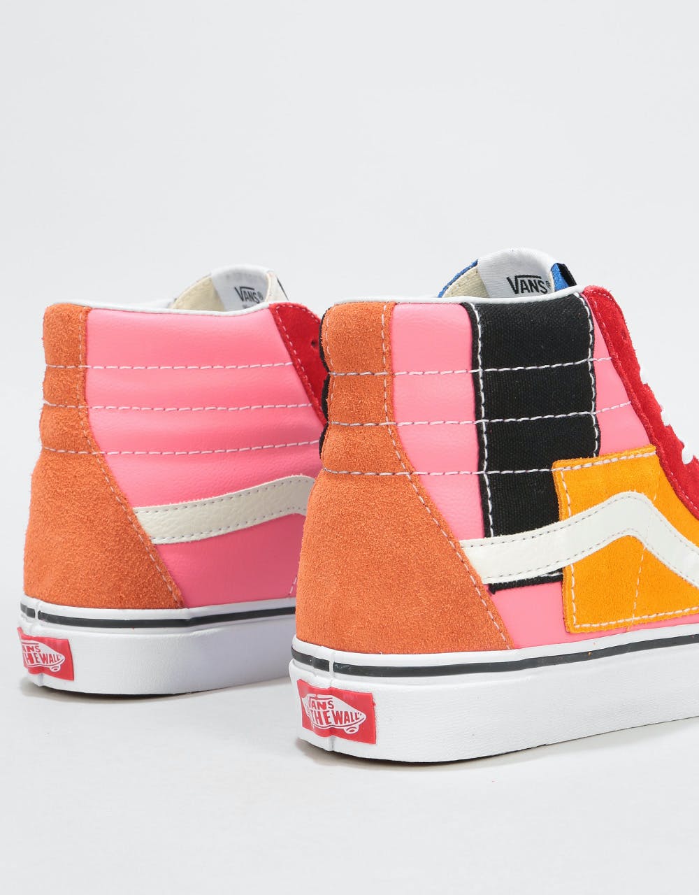 Vans Sk8-Hi Womens Trainers - (Patchwork) Multi/True White – Route One