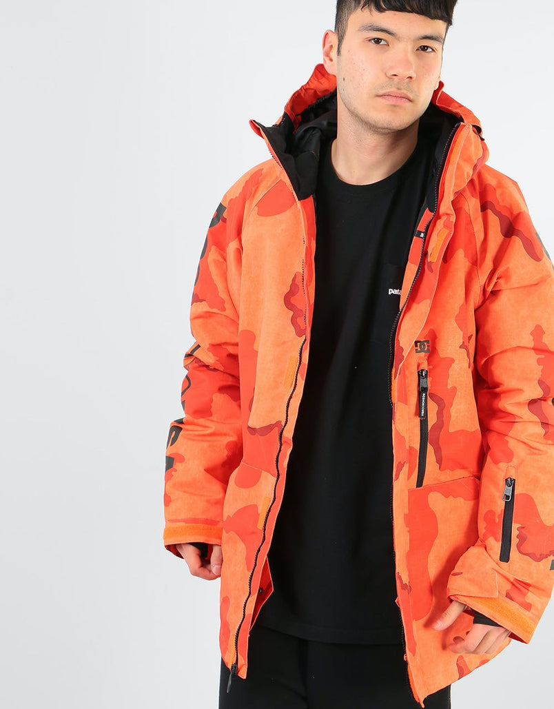 DC Ripley Snowboard Jacket - Red Orange DCU Camo – Route One