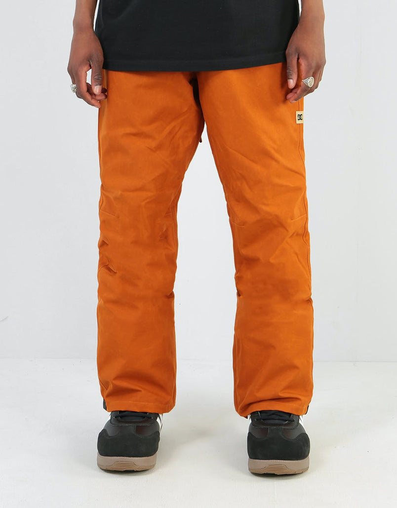 DC Relay Snowboard Pants - Waxed Leather Brown – Route One