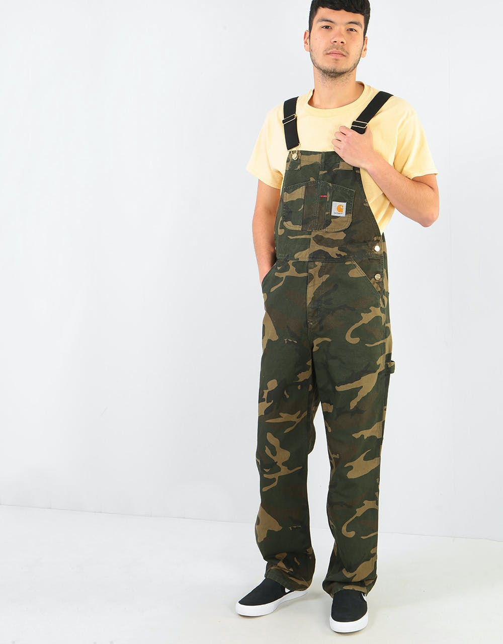 Carhartt WIP Dungarees - Camo Laurel (Rinsed) – Route One