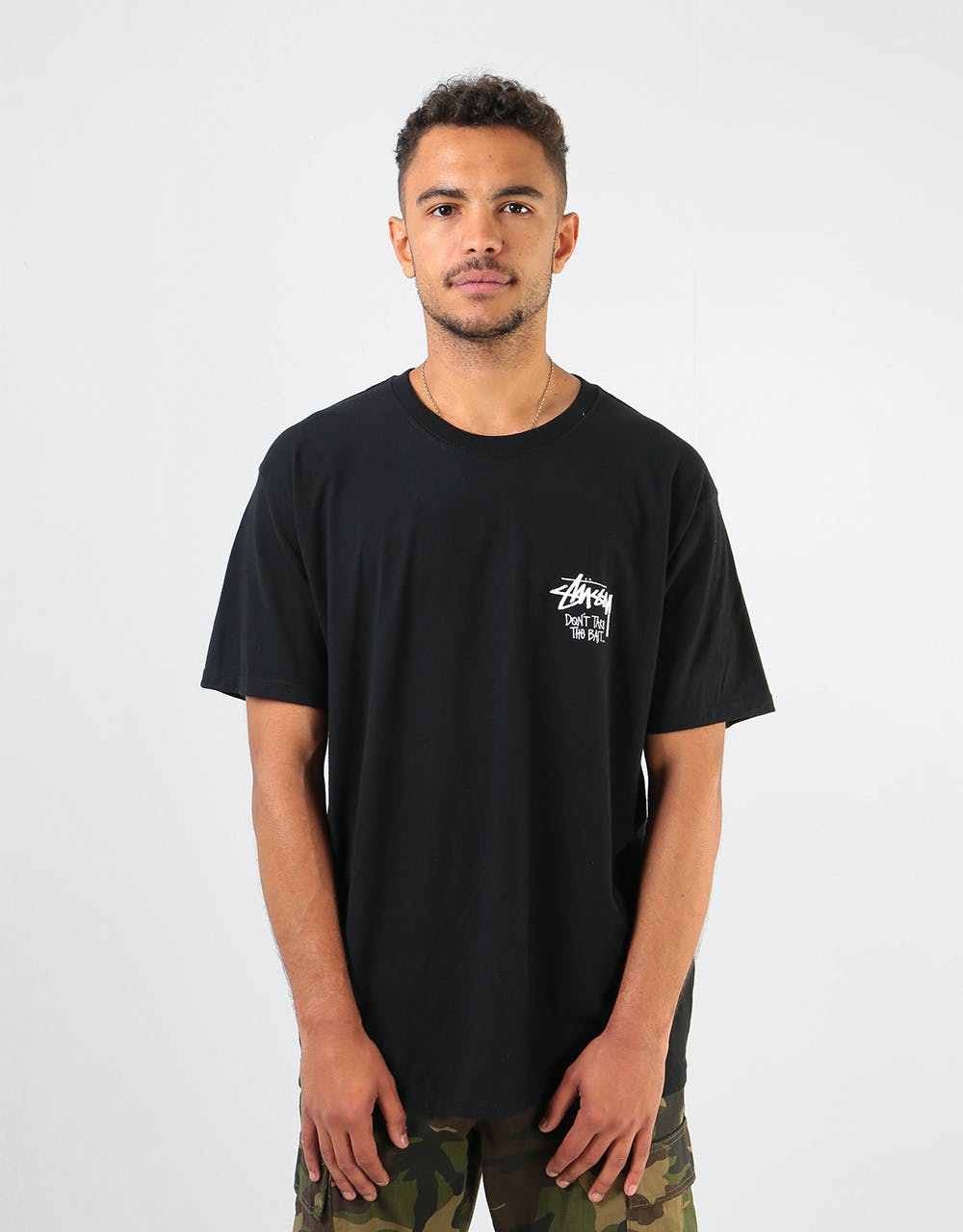 Stüssy Don't Take the Bait T-Shirt - Black – Route One