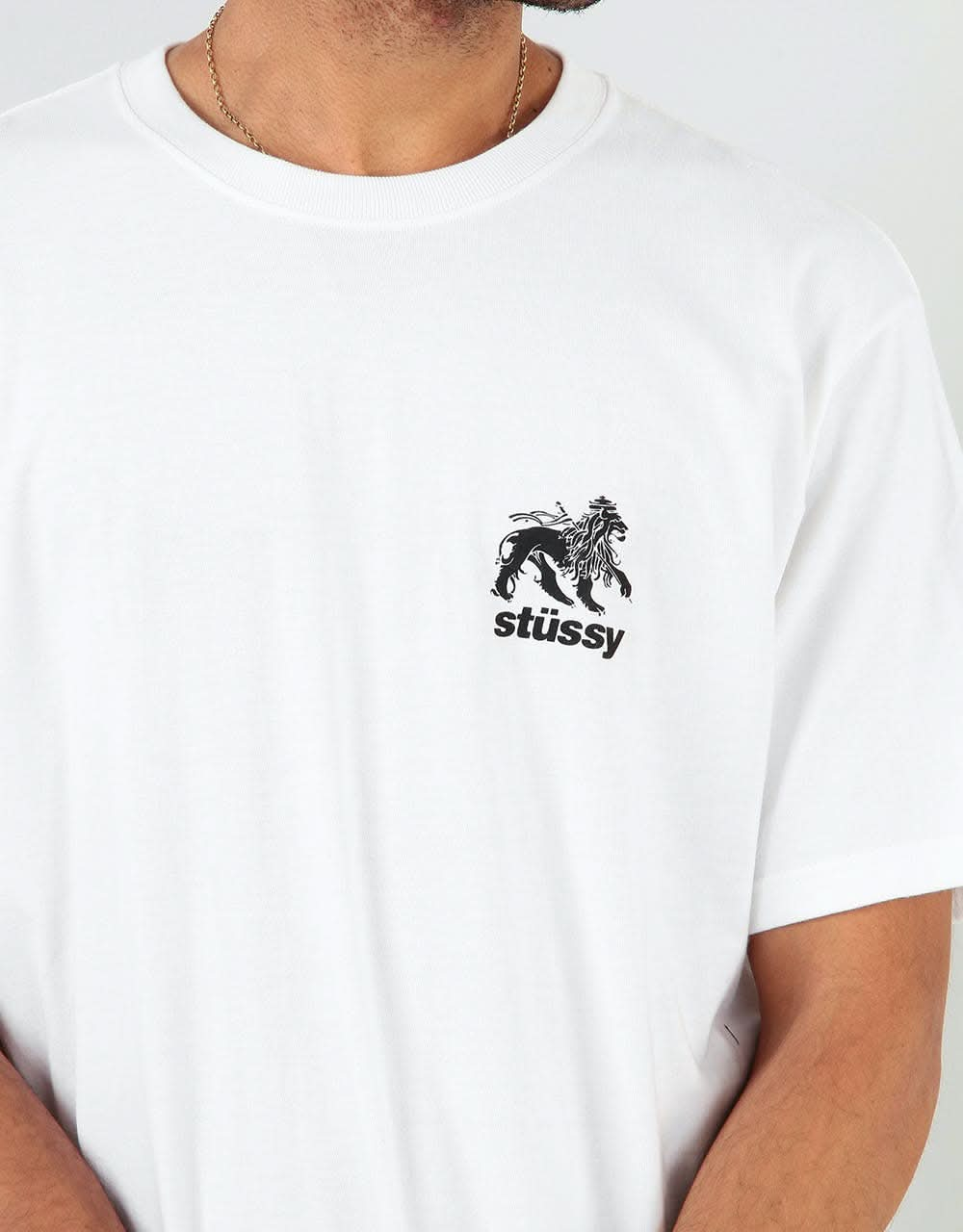 Stüssy Rasta Lion T-Shirt - White