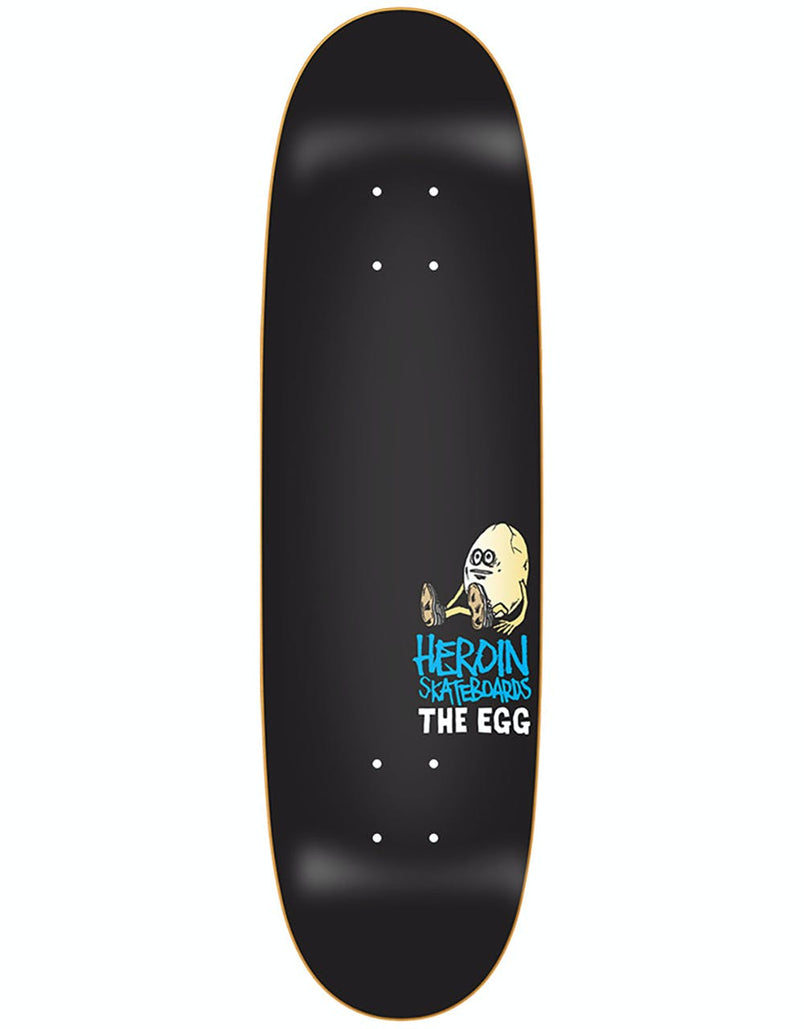 Heroin OG Egg 'Black Summer' Skateboard Deck - 8.5" – Route One