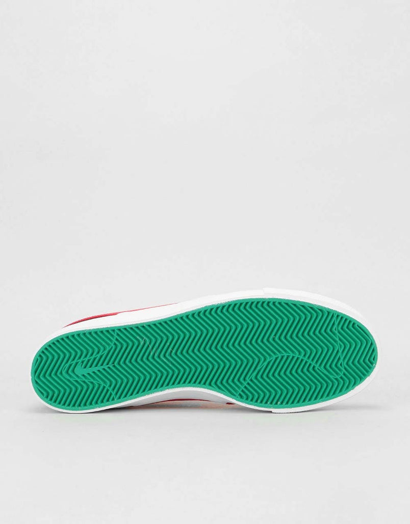 Nike SB Zoom Janoski Canvas RM Skate Shoes - Black/True Green-Atom Red –  Route One