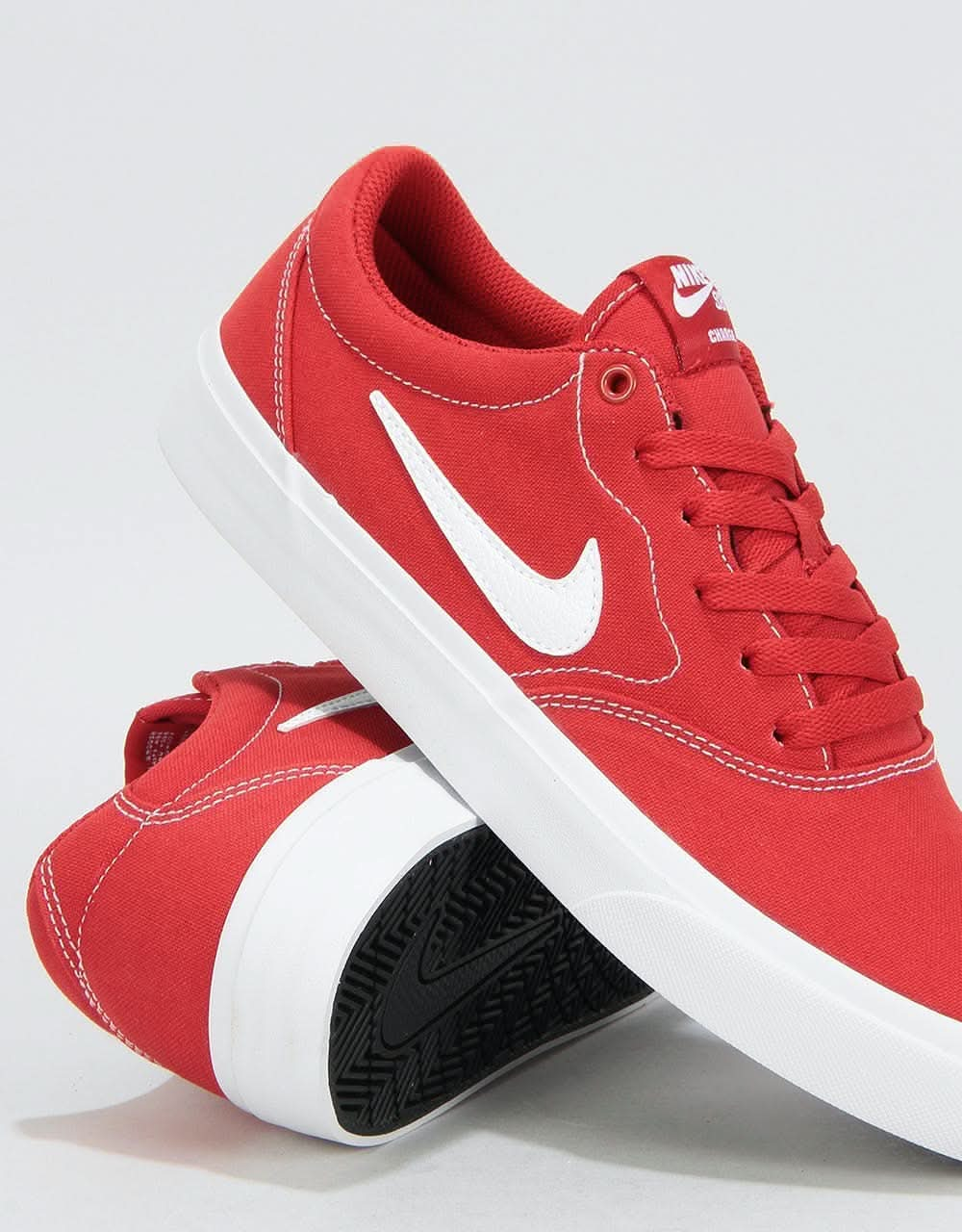 Nike sb check on sale solarsoft canvas red