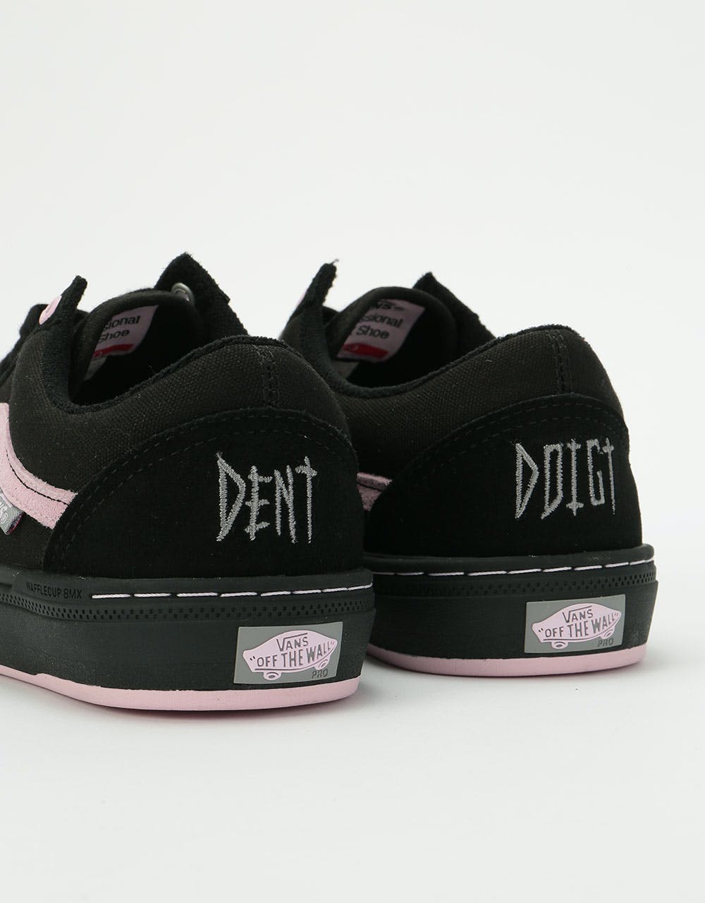 Vans Old Skool BMX Skate Shoes - (Matthias Dandois) Black/Pink – Route One