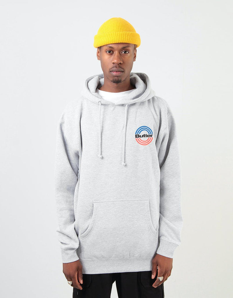 Butter Goods Stamp Pullover Hoodie - Heather Grey – Route One