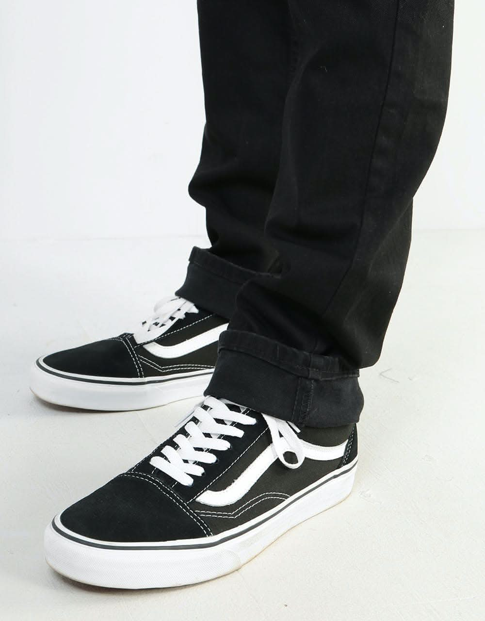 Vans old clearance skool black jeans