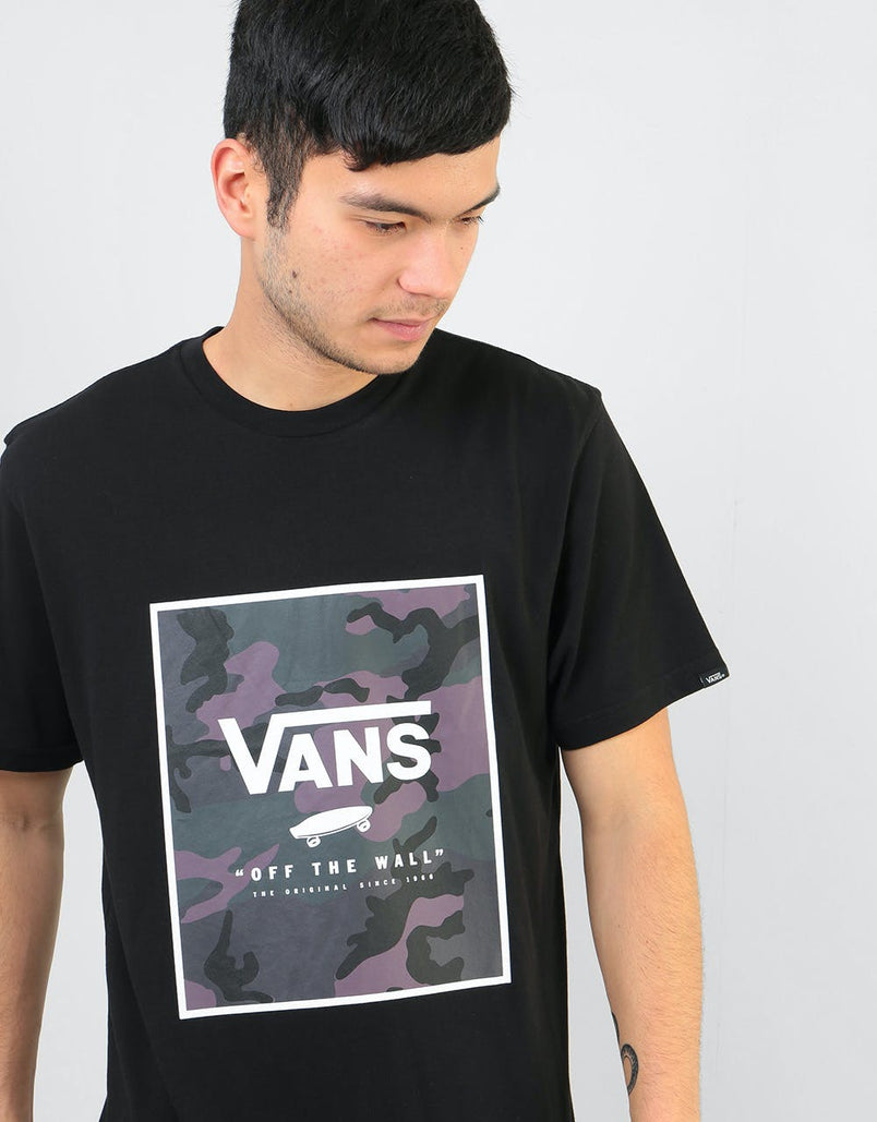 Vans Print Box T-Shirt - Black/Oversized Camo – Route One