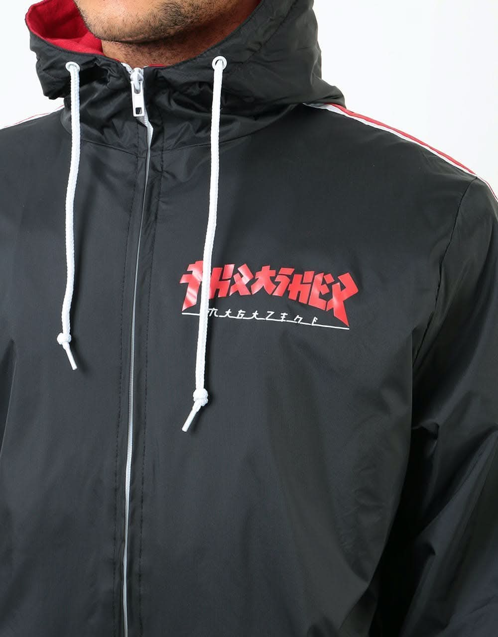 Thrasher Godzilla Track Jacket Black Route One