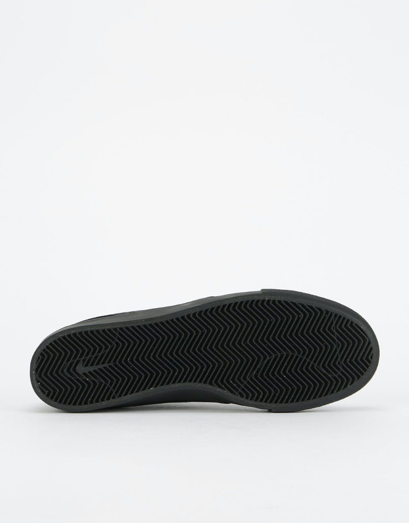 Nike SB Zoom Stefan Janoski Canvas RM Skate Shoes - Black/Black-Black- –  Route One