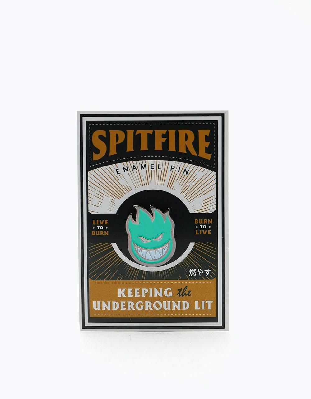 Spitfire Bighead Pin - Black/Blue