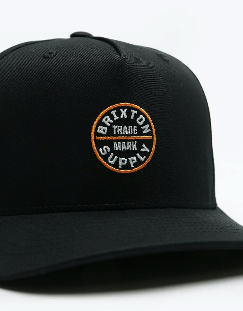 Brixton Oath 110 Snapback - Black/Gold