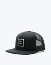 RVCA All The Way Trucker Cap - Black