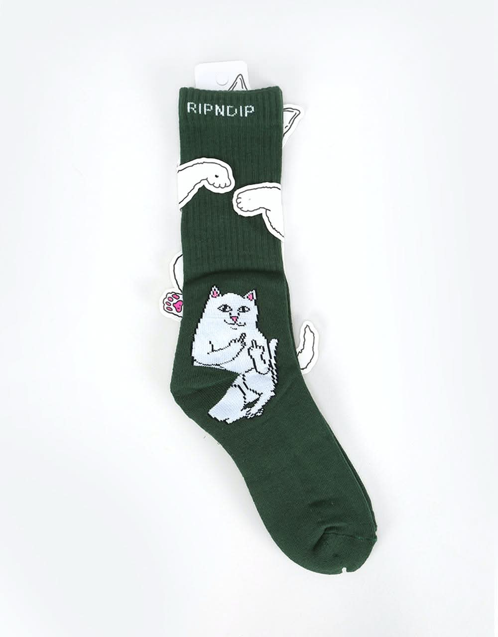 RIPNDIP Lord Nermal Socks - Hunter Green